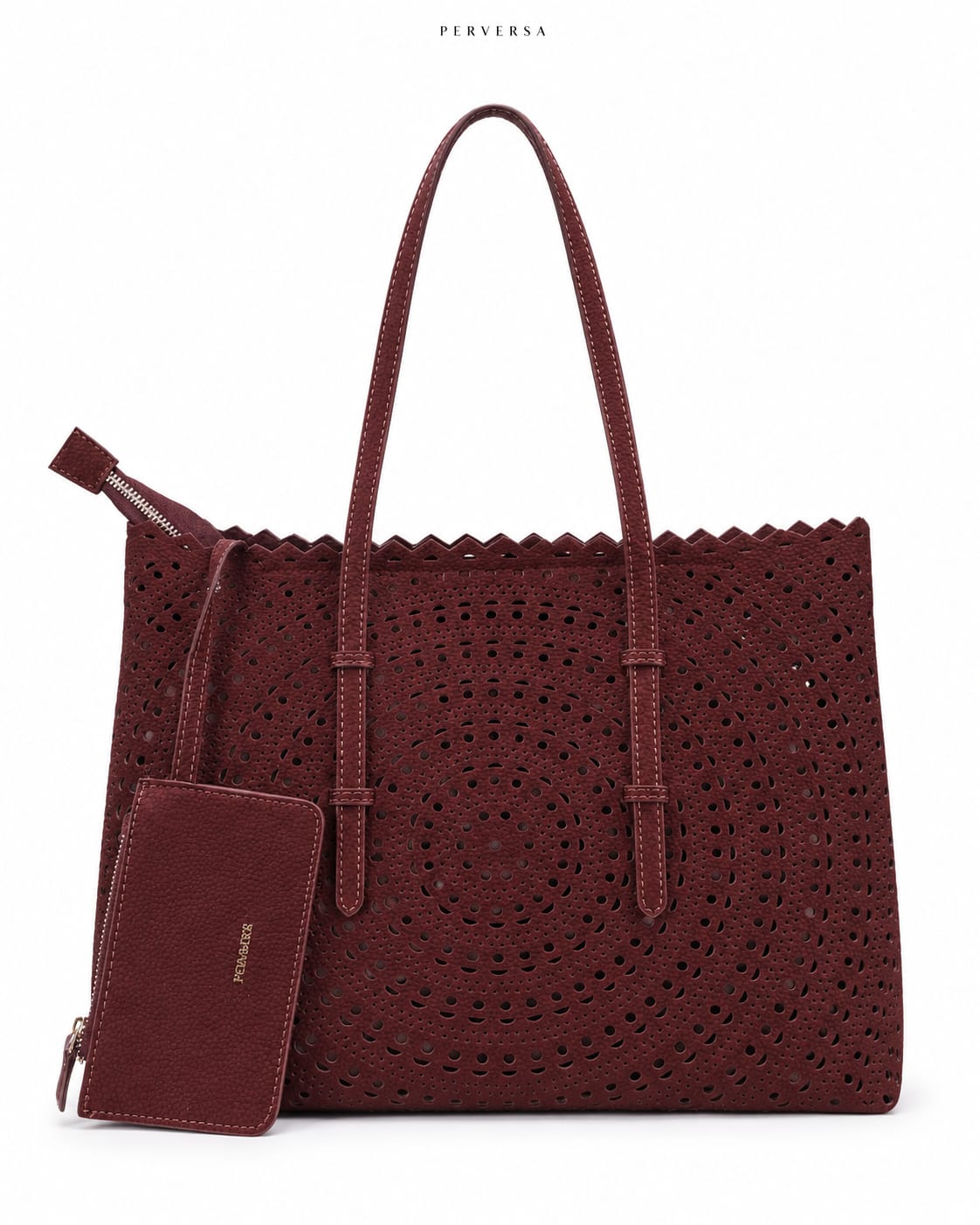 Bolso shopper troqueladoero con monedero